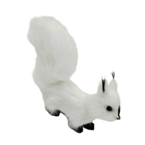 Tizuqe Artificial Squirrels Craft Simulated Stuffed Plush Figure for Tree