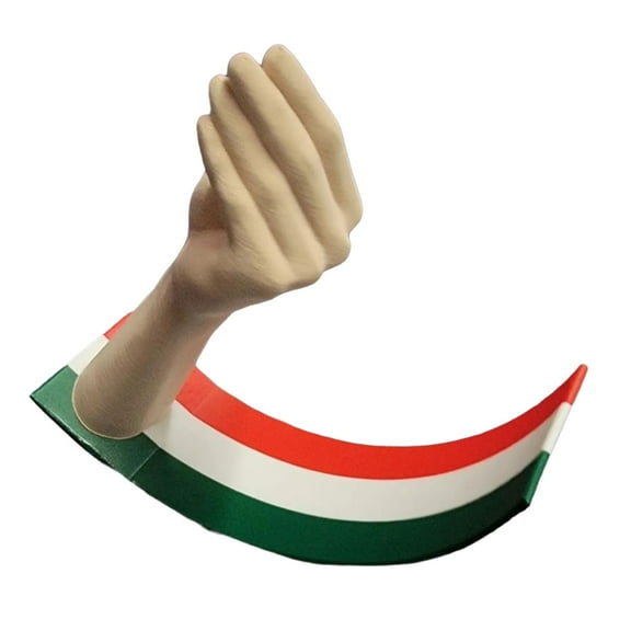 Tizuqe Artistic Italian Hand Sculpture Swinging Hand Gesture Figurine Decors Ornament for Home Office Tabletop Shelf Display
