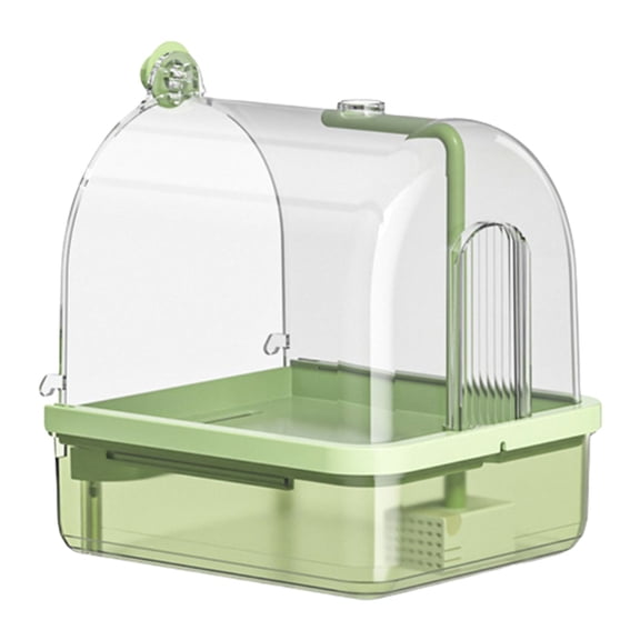 Tizuqe Automatic Bird Fountain Bird Shower Recirculating Fountain for Small Pet Birds