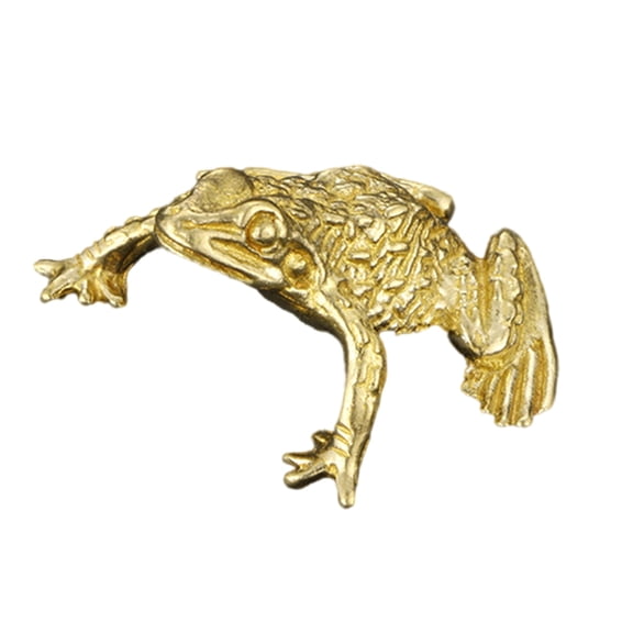 Tizuqe Brass Frogs Statue Figurines Home Decorations Frogs Sculpture Table Centerpiec