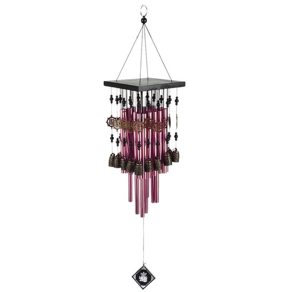 Tizuqe Brass Tube Wind Chimes Copper Bell Decoration Wind Chime Gift for Patio Garden Terrace Home Decor