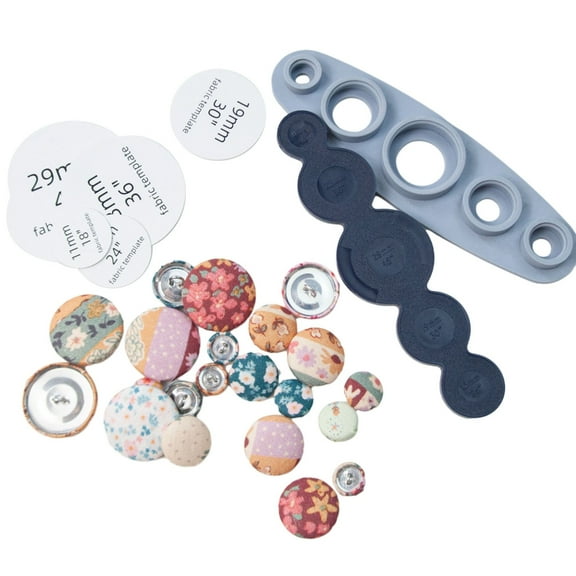 Tizuqe Button Maker Tool for Covering Button Handmade Button Personalised 11-29mm Cover
