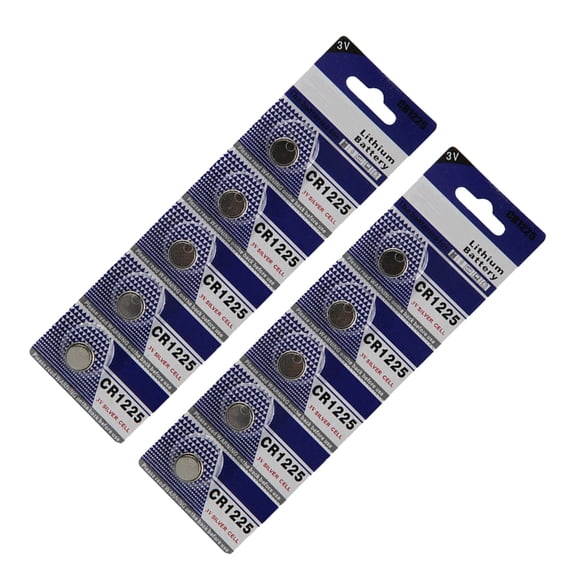 Tizuqe CR1225 Button Cell Batteries Set CR1225 3V Lithium Battery for Small Electronics Convenient Installation Coin Cells
