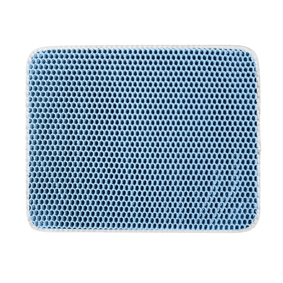 Tizuqe Cat Litter Mat Waterproof Less Waste Litter Easy to Clean Scatter Control Cat Litter Pad Pet Litter Box Carpet Mat