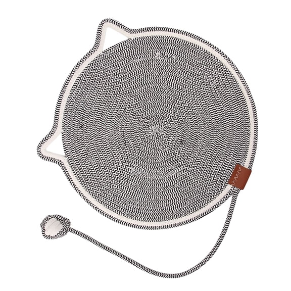 Tizuqe Cats Scratching Post Scratcher Pad Cats Resting Scratching Mat with Teaser Toy Scratch Cushions for Indoor Cats Entertain