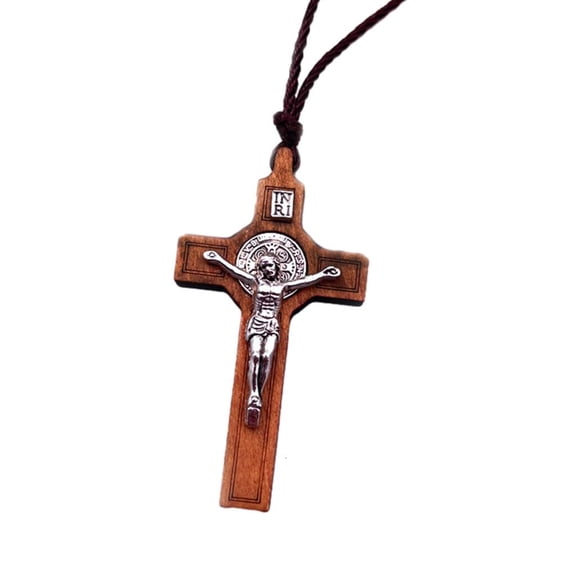 Tizuqe Christian Catholic Gift Crosses Aesthetic Necklace Jewelry On Neck