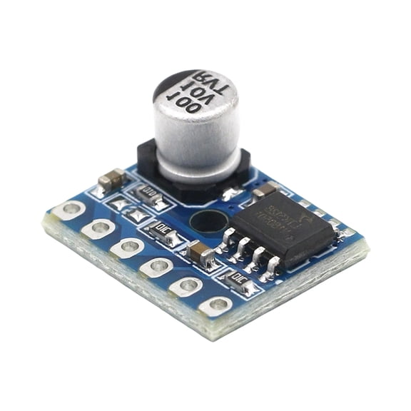 Tizuqe Class D Digital Amplifier Module 5W Output Mono Sound High Efficiency Low Heat ABS Material For Auditory Systems