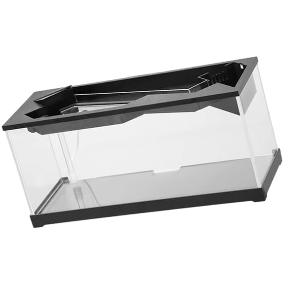 Tizuqe Clear Acrylic Desktop Fish Tanks Quiet Operations Pump Fish Habitat