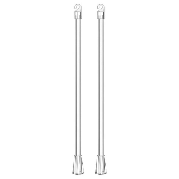 Tizuqe Clear Blind Pull Sticks 30cm with Handle and Hook Acrylic Window Shade Rod Wand