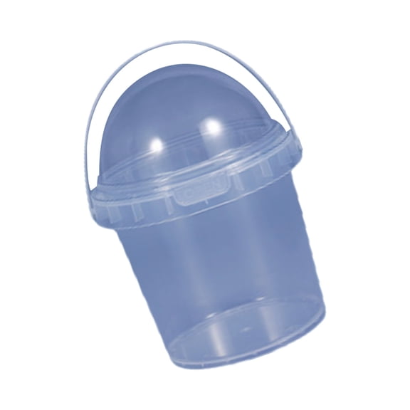 Tizuqe Clear Plastic Food Container Sturdy Storage Bucket For Home And Commercial Use