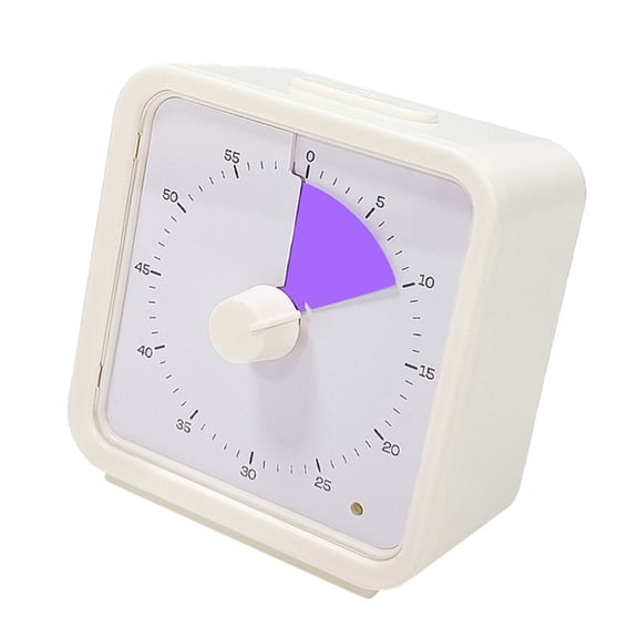 Tizuqe Clear Time Management Tool Stable Magnetic Visual Countdowns Timer for Home Use