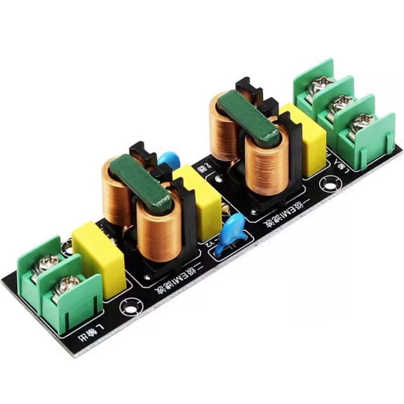 Tizuqe Compact 2A/4A/10A/18A Double Level Electromagnetic Interferences EMIPower Filter