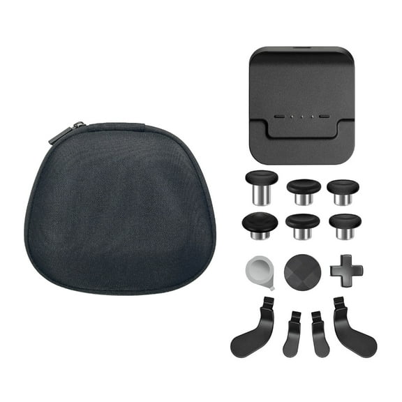 Tizuqe Controller Accessories for Series 2 Complete Component Pack Includes Carrying Case Charging Dock Thumbsticks