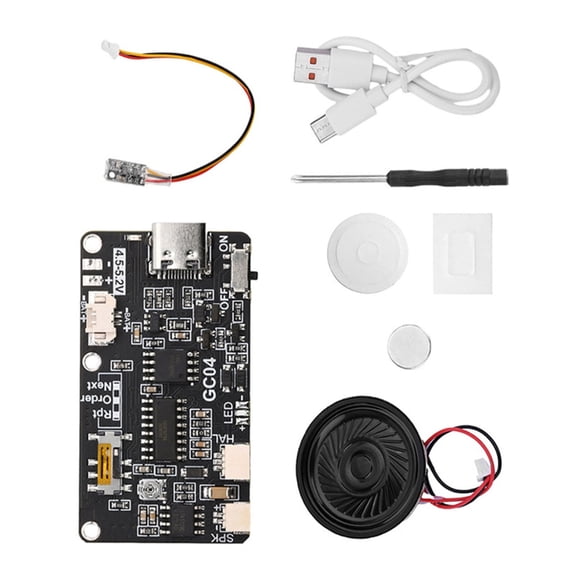 Tizuqe Creative 8MB Sound Card Voice Module with Recording Feature for Unique Gift Card