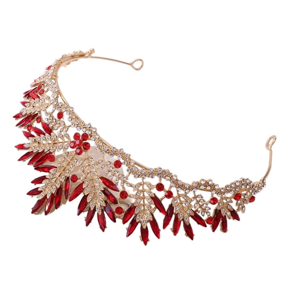 Tizuqe Crystal Wedding Tiaras for Women Queen Crowns Rhinestone Princess Tiaras Hair Accessories Quinceaneras Headpieces