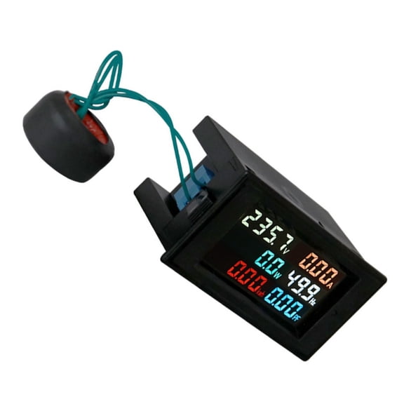 Tizuqe D69-2058 Digital Voltage Ammeter Watt Reader Power Meter with Fast Measuring Speed and Auto Data Storage Feature