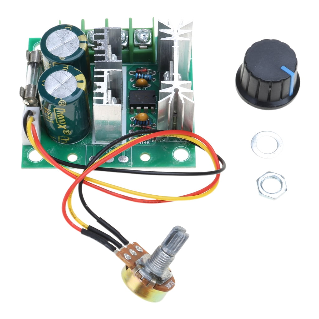 Tizuqe DC12V-40V Max 10A Speed Regulator PWM for DC Motor Control Supply Adjustable Voltage Regulator Motor Speed Controller