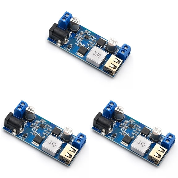 Tizuqe DCDC 24V/12V to 5V 5A StepDown Power Supply Module High Efficiency 92% With USB Charging For Automotive DIY Projects