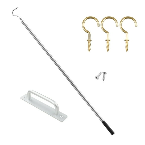 Tizuqe DIY Friendly Attic Access Set with Transformable Functionality Pull Down Ladder