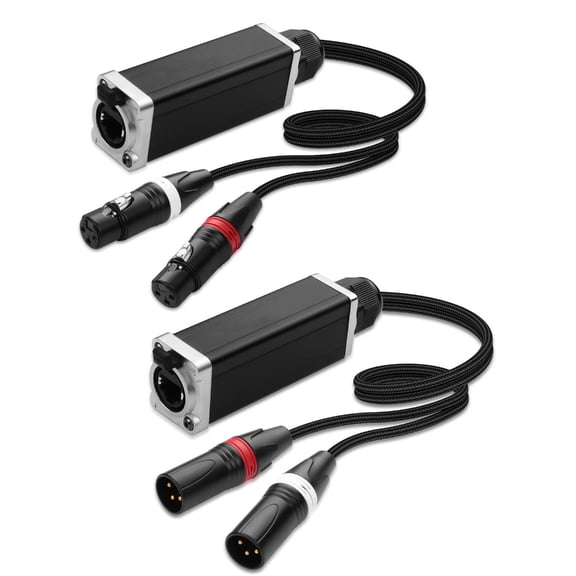 Tizuqe DMX512 Extender Adapter Metal Conductors For Interferences Resistant
