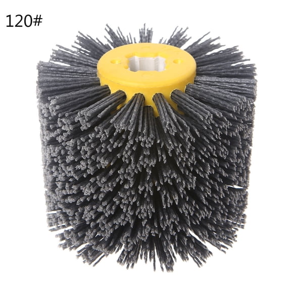 Tizuqe Deburring Abrasive Wire Drawing Round Brush for Head Polishing Grinding Buffer W