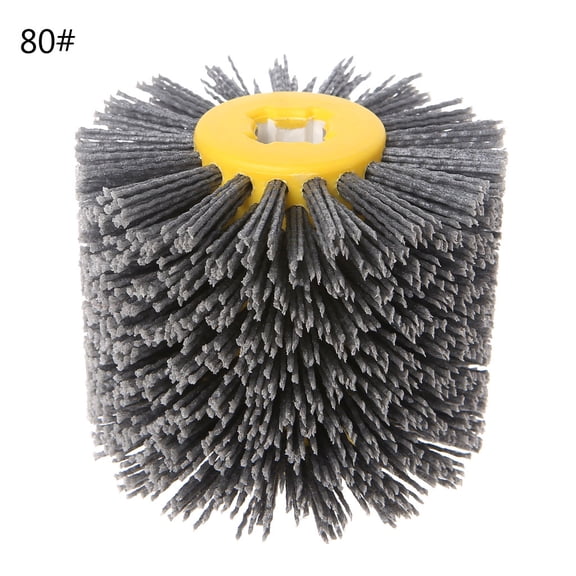Tizuqe Deburring Abrasive Wire Drawing Round Brush for Head Polishing Grinding Buffer W