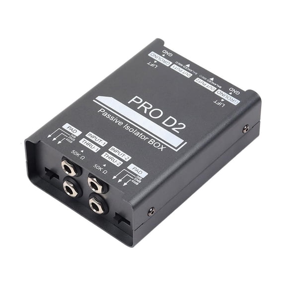 Tizuqe Double Channel Sound Isolator 6.5 Isolator Mixers Live Broadcast Sound Currents