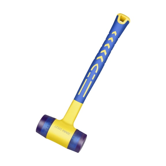 Tizuqe Double Head Rubber Hammer Metal Mallets Multipurpose Double Side Lightweight