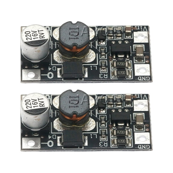 Tizuqe Double Voltages Output 24V to 12V 5V Stepping Down Converters Power Supply Module with Overload Protections