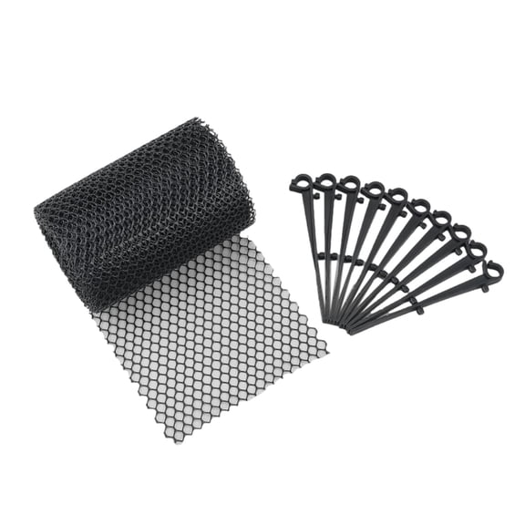 Tizuqe Durability Plastic Gutter Guard Mesh For Roof Water Drainage Leaf Debris Protective Heavy Duty Weather Resistant Design