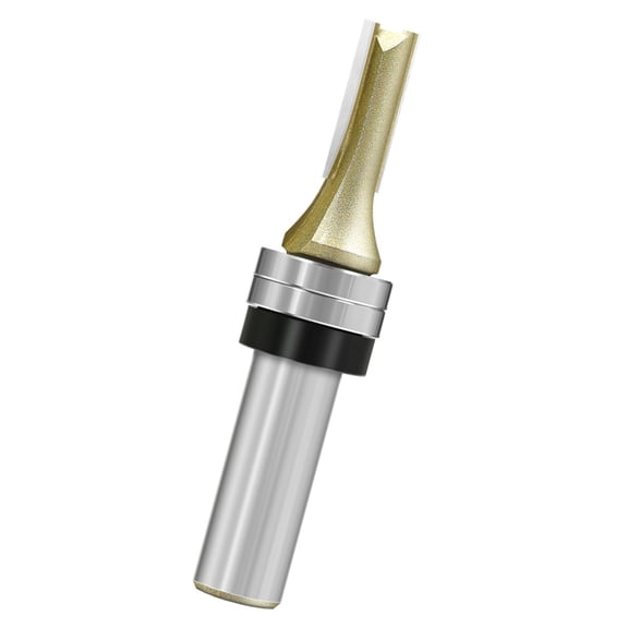 Tizuqe Durability Precise Wood Router Milling Cutter Tool 12.7mm Double Bearing Systems 1/2Inch Arbor for Smooth Edged Joinery