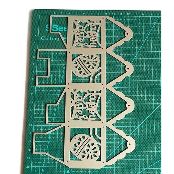 Tizuqe Easter Bunny Box Metal Cutting Dies Stencil DIY Scrapbooking Album Paper Card Template Mold Embossing Craft Decoration