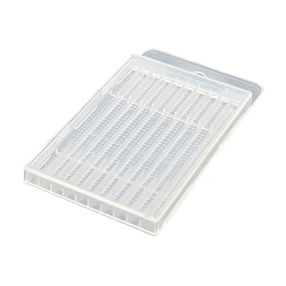 Tizuqe Easy Carry Hook Attached Plastic Drill Bit Storage Box Organizer for Workshop