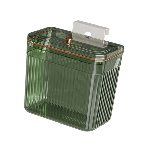 Tizuqe Easy Installation Transparent Waste Basket Perfect For Compactly Living Space