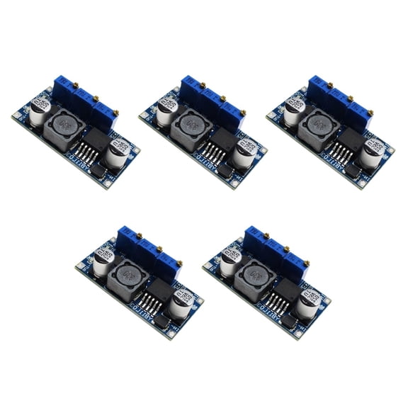 Tizuqe Efficient LM2596 Power Regulator Module with Short Circuits Protections and Wide Input Voltages Compatibility