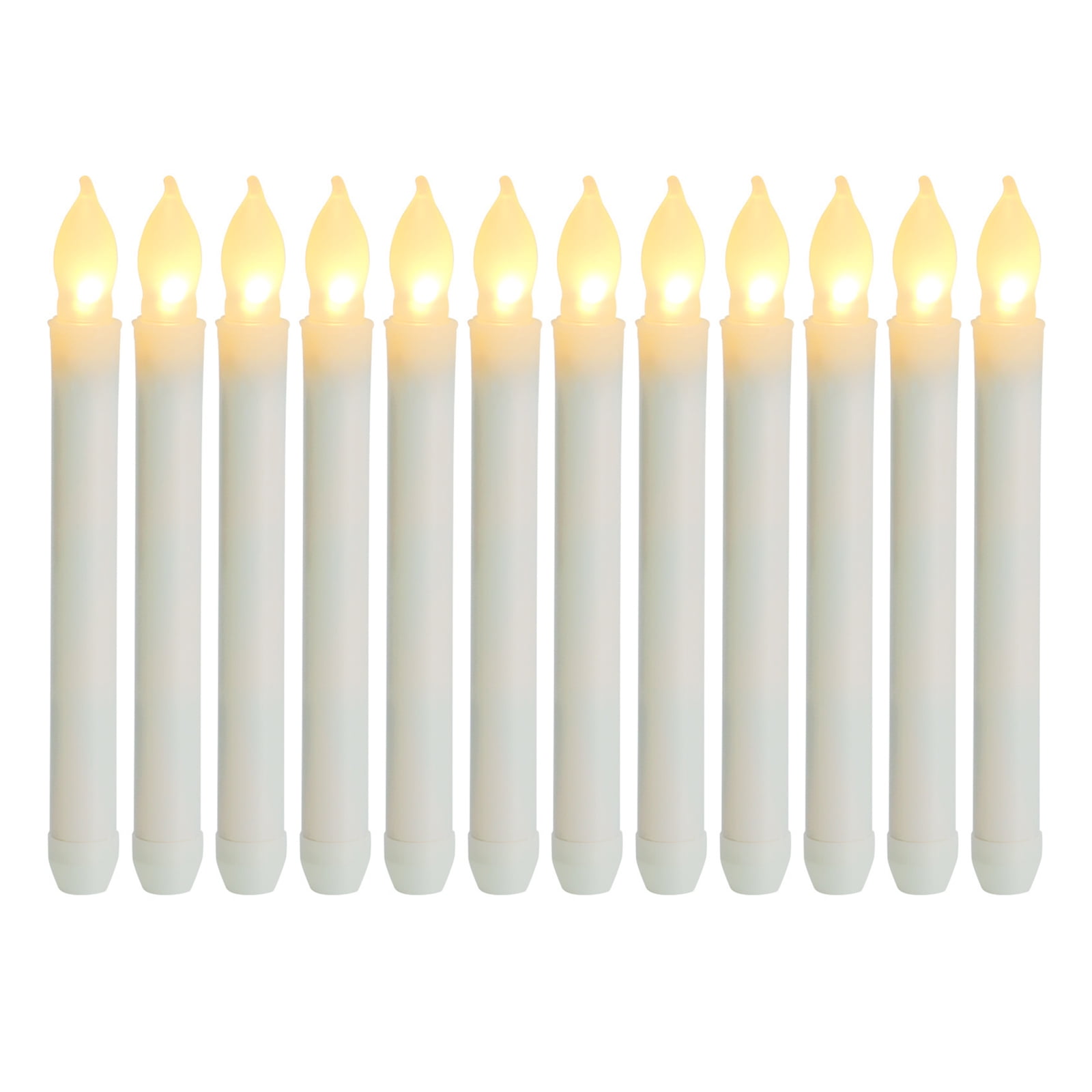 Tizuqe Electric Led Candle Flameless Set of 12 Church Dining Room Decor