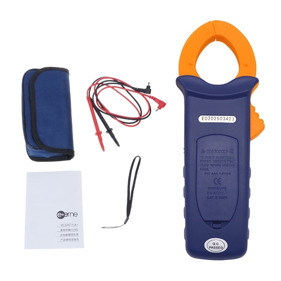 Tizuqe Electricians Digital Clamp Meter With Automatic Shutdown Temperature Measurement