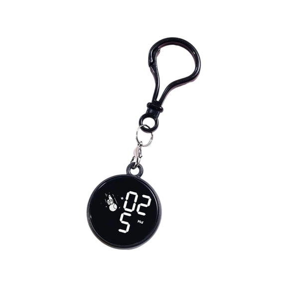 Tizuqe Electronic Hanging Watch Pocket Watch with Keychain Multifunctional LED Electronic Clock With Clip On Design