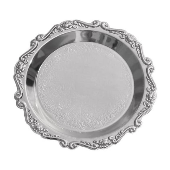 Tizuqe Elegant Cake Display Tray Dessert Platter Cake Presentation Stand Modern Metal Storage Stand for Showcasing Snacks