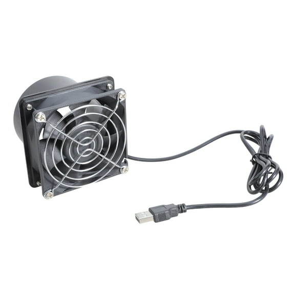 Tizuqe Energy Efficient USB 8cm Ventilation Fan for Heat Dissipation and Smokes Venting in Various Enclosures Air Blower