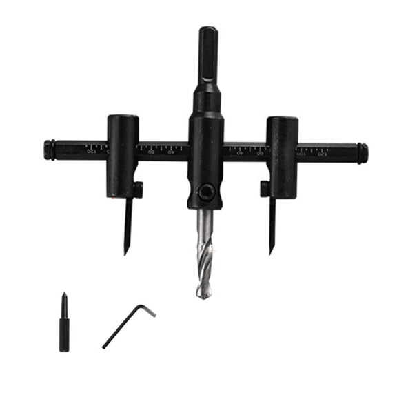 Tizuqe Ergonomic Operation Manual Adjustable Plasterboard Hole Cutter Tool with Ergonomic Grip for Precise 30mm-300mm Cutting