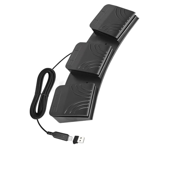 Tizuqe Ergonomic USB Foot Pedal Switches For String Input Multimedia Control