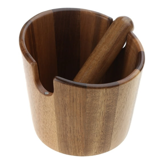 Tizuqe Coffee Knock Box Anti Slip Coffee Grind Dump Bin With Detachable Knock Bar Residue Box Coffee Tools Cafe Accessories Box