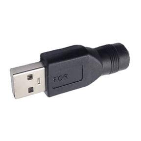 Tizuqe Essential Laptop Power Supply Adapter Tip Portable USB to DC5.5x2.1 Connector Adapter Converter for Speakers Fan Router