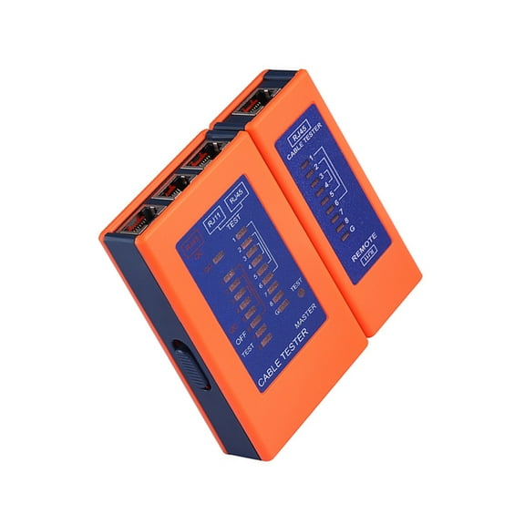 Tizuqe Durability Networking Cable Tester Networking Line Tester for RJ11 RJ12 RJ45 with Comprehensive Wire Mapping Test
