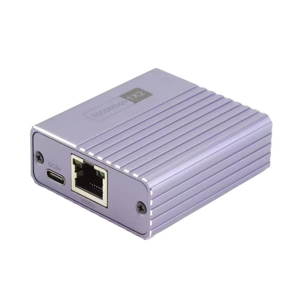 Tizuqe Ethernet Splitter 1 to 2/3/4 1000Mbps RJ45 Splitter Gigabit Splitter Using Cat5/5e/6/7/8 Cable for Laptop PC Networking