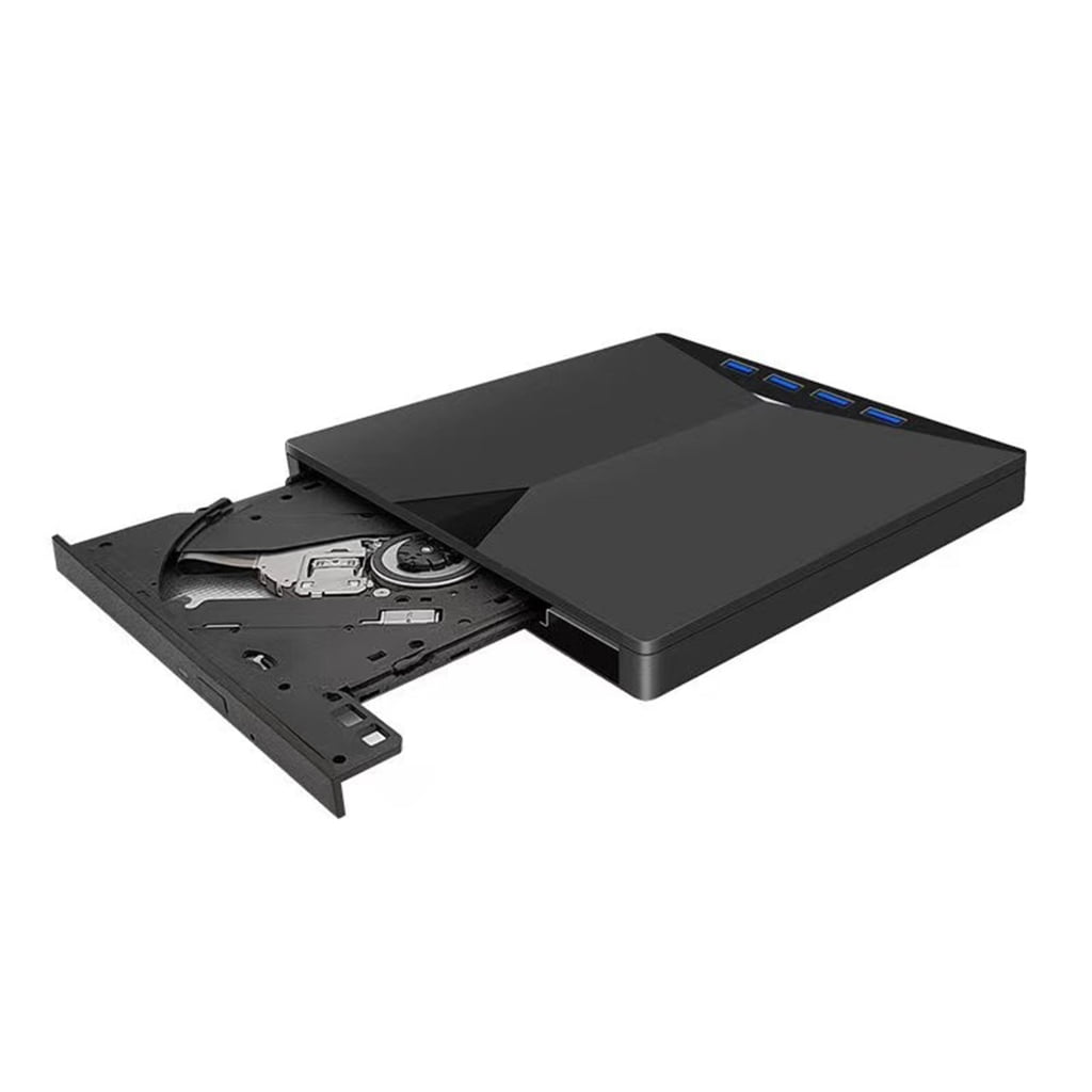 Tizuqe external dvd drive for laptop 7 port usb 3 0 dvd player for