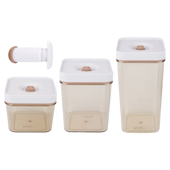Tizuqe Extra Large Refrigerator Snacks Organizers Vacuum Sealed Food Storage Container