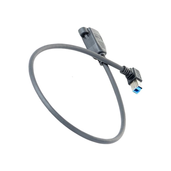 Tizuqe Fast Speed USB 3.0 Right Angle Panel Mount Cable 0.5m Male To Female ConnectorS For Industrial Devices