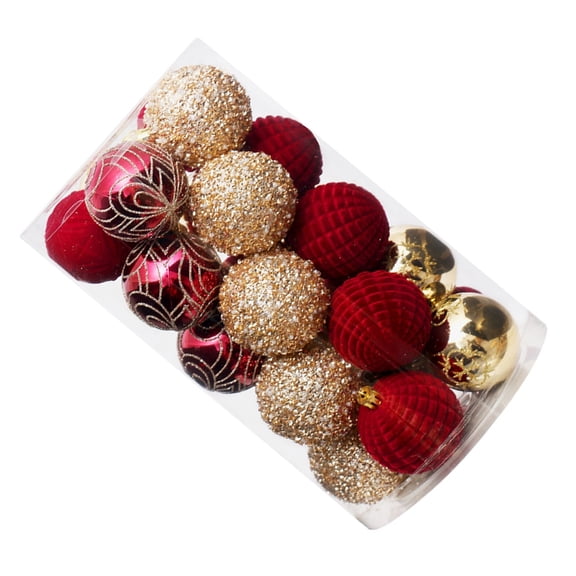 Tizuqe Festival Christmas Balls Collection Delicate Painted Designs Baubles for Decors